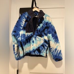 FP Movement by Free People Blue Tie-Dye Jacket